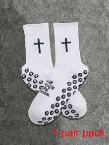 1/2/3/6 Pairs Football Soccer Socks, New Cross Design Sports Socks With Thickened Towel Cushion Bottom, Mid Calf Anti Slip Socks For Men And Women, Athletic Training, Match Competition, Fitness And Outdoor Sports - Multicolor - View 11