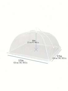 Tienda de malla plegable blanca grande para cubrir alimentos, red de protección de alimentos a prueba de insectos desplegable, lavable y con almacenamiento que ahorra espacio, cubierta multifuncional adecuada para comedor del hogar, picnic, barbacoa y suministros para fiestas - Multicolor - Ver 11