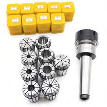 UK 9pcs 2mm-20mm ER32 Spring Collets Set & MT3 M12 ER32 Collet Chuck Morse Taper - ER32 Spring Collet Set - View 3