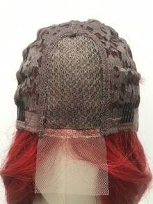 Wig Keriting Panjang untuk Anak Perempuan, Merah/Ungu/Biru Muda, Wig Cosplay Halloween untuk Bermain Peran Anak-Anak - MultiWarna - View 9