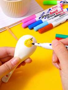 1-Piece Magical Watercolor Painting Pen Set, Colorful Large Capacity Marker Pen, Suitable For Whiteboard Painting, Floating - Multicolor - View 5