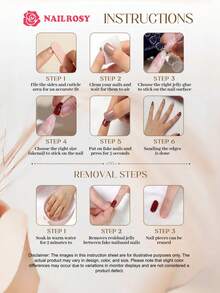 nailrosy 10片裝手工穿戴式假指甲套組 杏仁形 粉色銀色蝴蝶 仿珍珠貓眼 典雅極簡 Old Money 風日韓風 清新時尚法式中性古典創意亮面閃光漸層假指甲套組 - 粉色 - 查看 3