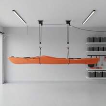 Kayak Hoist Quality Garage Storage Canoe Lift With 125 Lb Capacity Even Works As Ladder Lift-XY707975 - Multicolor - View 1