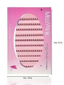 Miss Wink 200簇 20D 下睫毛 C捲 0.07mm 6mm 長度 自然貼合 極輕量睫毛簇 適合放大眼睛 居家DIY自由組合接睫毛 打造濃密漫畫感睫毛 適合日常配戴、外出、聚會或派對 - C - 查看 6
