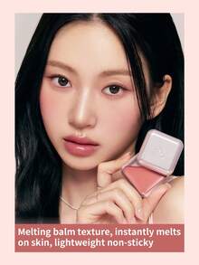 CLIO Essential Lipcheek Tap #03 Rose Mist 1盒 4.5g，水潤保濕多功能潤唇頰彩膏，冷調柔和玫瑰色，適合氛圍感妝容，頰部與唇部雙用，便攜日常彩妝 - 03 玫瑰薄霧 - 查看 2