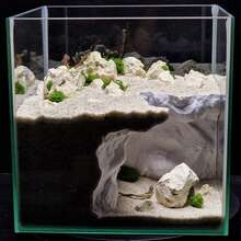 3D方形多孔躲避洞穴 | 材質 | 適用於壁虎、角蛙、觀賞魚和蝦 | 爬寵缸、水族缸 | 3D造型設計 - 查看 5