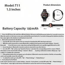 Unisex Smartwatch, 1.5-Inch HD Round Screen Fitness Tracker, Supports Wireless Calling/Sleep Monitoring/Music Control/Breathing Training, Compatible With Android And IOS, Perfect Gift For Girlfriend/Boyfriend - View 10