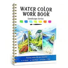 Spiral Bound Watercolor Floral Practice Book, Thick Paper, Beginner-Friendly Guide, Daily Art Practice,Enhancing Creativity, Beautifully Designed - Single Piece - View 13