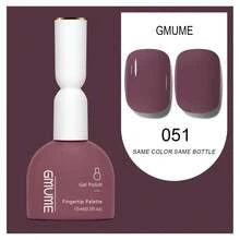 GMUME 51 藕紫色 15ml 凝膠指甲油 藕紫灰色 中性色 秋冬款 浸泡式脫色 UV LED 高顯色 長效持色 光澤亮面 灰紫色 柔和低調 優雅 適合日常辦公 浪漫風格 1瓶1色 適用美甲沙龍與居家美甲 - 淡紫色 - 查看 13
