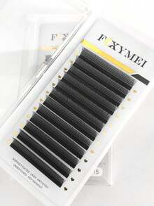 12 Rows U-Shaped 2D UU Eyelash Extensions C/D/LU(M) Curl U-Shaped Parallel Flower Lashes 8-15mm Double Point Blooming Lashes Natural False Eyelashes Pre-Made Dense Lash Fans Premium Material Lighter And Softer For Makeup - C - View 6