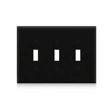 Wall Socket Panel And Switch Panel, Durable PC Material Unbreakable Modern Black/White Electrical Panel, 1/2/3 Gang Switch Rocker And Socket Panel - PC Black Panel - View 9