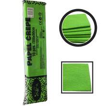 Crepe Paper, Pack Of 10 Sheets - MEDIUM GREEN - View 2