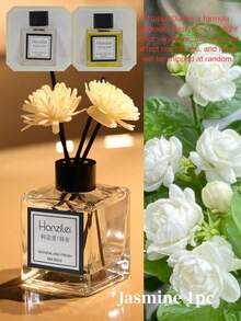 1pc/2pcs 50ml Home Fragrance Oil Set, Osmanthus, Jasmine, White Peach, White Tea, Gardenia Scents, Long-Lasting And Fresh, Suitable For Bathroom, Living Room, Bedroom (Random Quantity Of Fragrance Sticks/Decorative Flowers) - 多款香型 - 查看 33