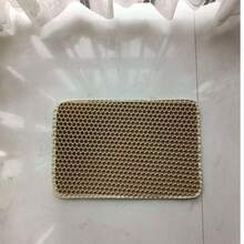 Double-Layer Honeycomb Design Cat Litter Mat, Waterproof, Anti-Slip And Urine Collection Function, Helps Collect Cat Litter, Suitable For Various Cat Litter Boxes, Anti-Sand Mat, Leak-Proof Floor Mat, Cat Supplies, Carpet, Suitable For Kittens And Puppies, Cat Accessories, Halloween, Christmas Gift - Beige - View 15