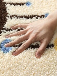 DAJIANG 1pc Bathroom Rug Mat, Fluffy Comfortable Foot Feel, Bohemian Dreamcatcher Pattern, TPR Non-Slip Backing, Kitchen, Outdoor, Indoor, Hallway, Bedroom, Living Room, Bedside Carpet, Machine Washable Easy To Clean, Bathroom Decor Rug - Multicolor - View 9