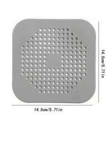 4/8pcs Silicone Hair Catcher Drain Cover With Suction Cup, Anti-Clogging PVC Sink Strainer, Flexible Shower And Kitchen Filter, Easy To Clean, Suitable For Bathroom And Kitchen - A Suction Cup Model - View 3
