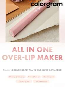 Colorgram All-In-One Lip Liner Pencil, Multi-Function Lip Liner & Lip Contour, Natural Tone, Matte Finish, Create Fuller & More Voluminous Lips, Lip Plumping Effect, Silky Creamy Texture - 03 Peach Beige - View 2