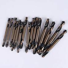 Juego de 15 brocas helicoidales M43 de cobalto, brocas de acero de alta velocidad de 3.2/4.2/5.2mm, adecuadas para acero inoxidable, metal duro, hierro y hierro fundido, juego de perforación profesional con vida útil prolongada - Broca de doble extremo que contiene cobalto - Ver 5