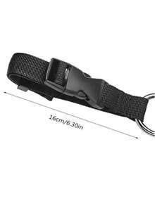 2pcs/1pc Anti-Theft Luggage Strap, Multi-Function Bracket, Bag Handle Clip, Used For Carrying Clothes, Bottles, Bags, Connecting Luggage, Freeing Hands, Perfect For Outdoor Activities And Travel, Suitable For Women And Men - Black - View 6