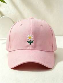 1 pieza Gorra de béisbol estilo Y2K unisex con bordado floral, gorra de camionero para mujer, ropa casual para exteriores, diseño minimalista Y2K, gorra de sol de moda juvenil, regalo perfecto para familia y amigos - A - Ver 13
