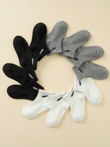 12 Paar/10 Paar Kindersocken Babysocken langanhaltend verschleißfest bequeme Socken - Verschiedenfarbig - Übersicht 3