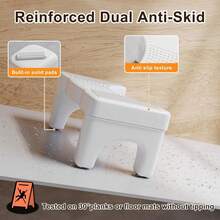 Premium Toilet Stool Squat For Adults, Non-Slip Squatting Poop Stool For Bathroom, Portable , 7 Inch Potty Foot Step - View 9