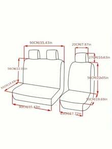 2+1 Fundas para asientos delanteros del coche, fundas para asientos del coche de una y dos filas, juego de protectores de asientos de coche impermeables con reposacabezas, compatible con airbag, ajuste universal para la mayoría de sedanes, SUVs y camionetas - Tipo A - Ver 12