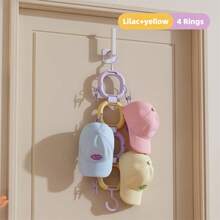 Highly Attractive Multi-Functional Storage Rack, Behind-Door Storage Rack For Hats, Portable Storage With 360° Rotation, Easy Access, Quick Out, Wall-Mounted Display Rack, Coat Rack With Bag Hooks, Multi-Functional Hanging Rack, Can Store Ties, Scarves, Coats, Baby Bibs, Etc., Organized Storage For Clearer And More Beautiful Display - View 10