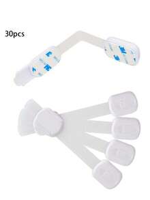 30pcs Drawer Safety Locks Protective Locks Multi-Functional Cabinet Door Safety Locks Anti-Pinch - Multicolor - View 10