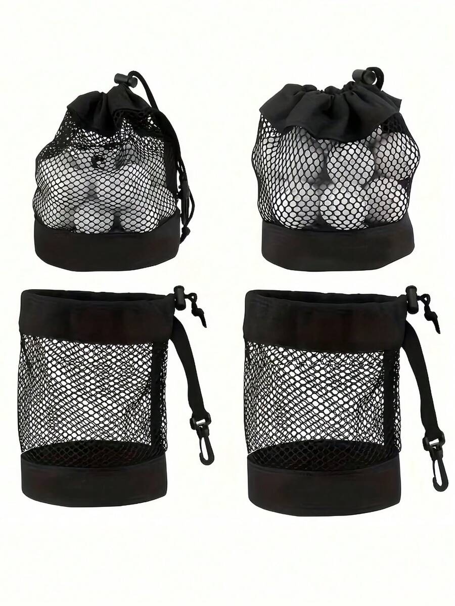 Golf Ball Storage Bag Drawstring Net Bag Portable Golf Pouch Bag Large Capacity Golf Ball Carry Bag For Men Women Golf Enthusiasts Easy To Store Storage Golf Essential Accessories Golf Stuff