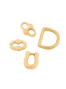 3pcs Stainless Steel Irregular Charms Geometry Pendant Accessories For Necklace Bracelet DIY Jewelry Making Findings - Pendants - View 1