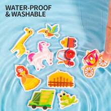 1pc Reusable Sticker Activity Book Set, Travel-Friendly Sticker Game Book, Multi-Scene Themed Travel Sticker Activity Book With Reusable Stickers, Fun Scene Game Book Collection - Multicolor - View 8