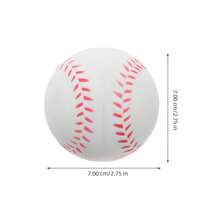 7CM Baseball Softball Hardball Training Balls Handmade Baseballs Hard&Soft Baseball Outdoor Practice Team Game - Multicolor - View 6