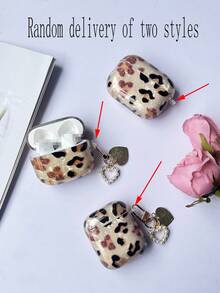 Funda protectora con patrón de concha y estampado de leopardo para auriculares Bluetooth de 4ª generación - Multicolor - Ver 6