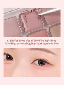 CLIO Pro Air 眼影盤 #09 Peach Apple 1 盤 7.2g，清新桃粉色啞光珠光亮片全能眼影盤，輕盈不易掉粉、持久顯年輕，適合所有膚色，春季約會妝容 - 09 蜜桃蘋果 - 查看 4
