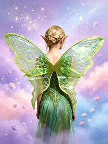 Large Gold Foil Butterfly Wings, Sparkling Like Angel Wings, Perfect For Cosplay, Masquerade And Halloween Accessories - Multicolor - View 17