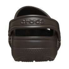 Crocs Classic Clogs Men's Comfort Slides Pool Beach Casual Slippers - Espresso - View 2