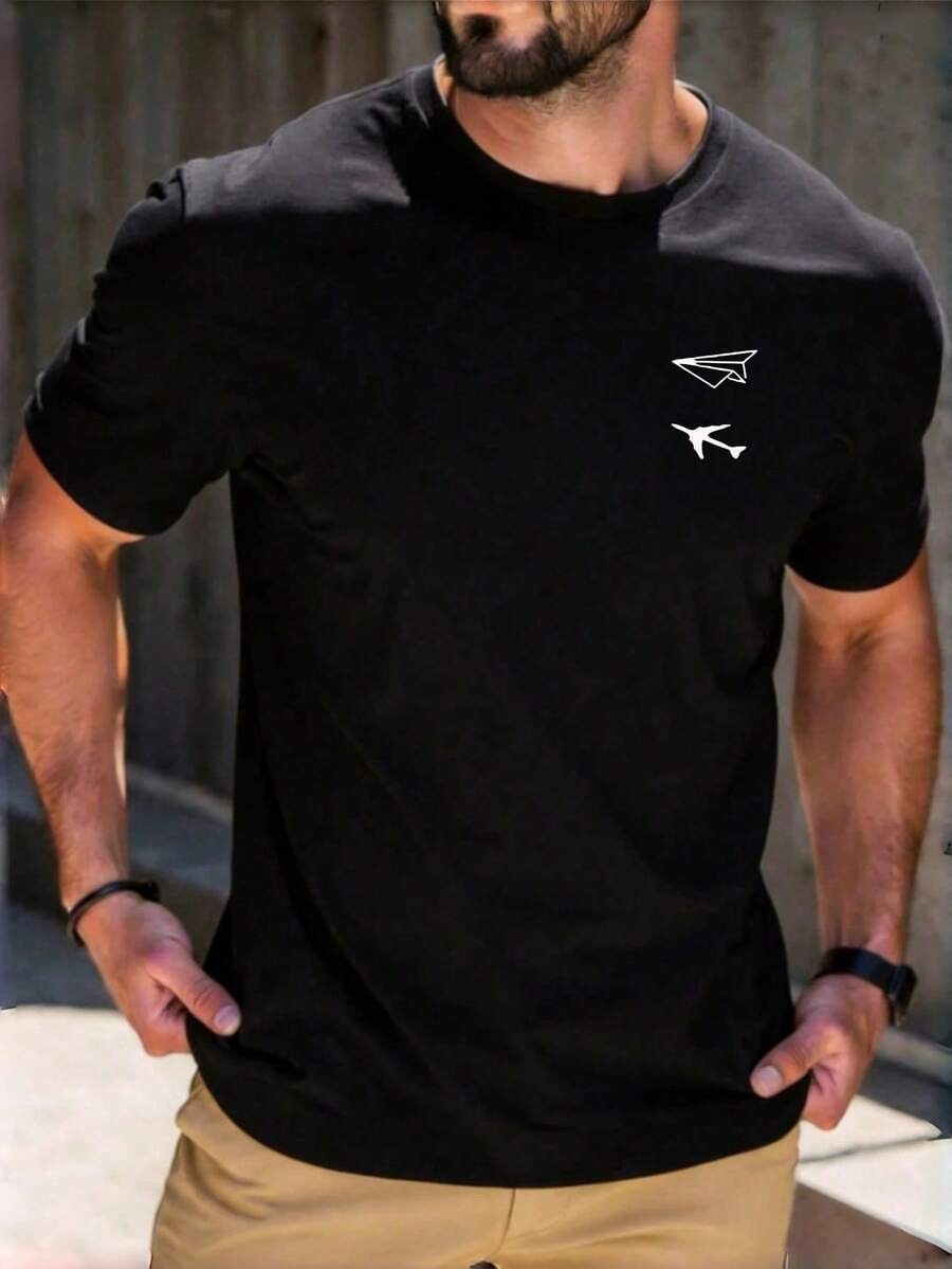 Men T-Shirts - Black - View 1