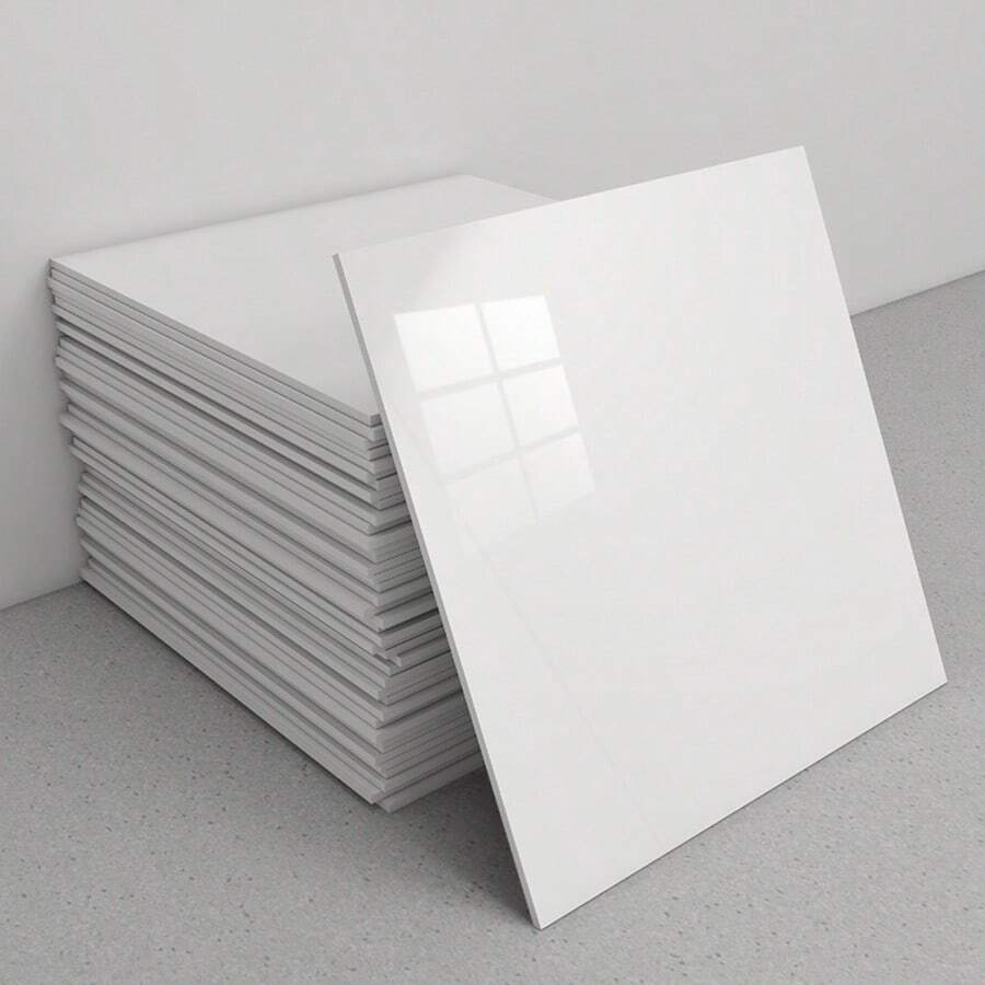 Lot de 10 feuilles autocollantes effet marbre, 30cm x 30cm, carrelage mural imperméable pour cuisine, salle de bain, salon, chambre - C - Übersicht 1