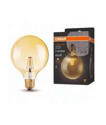 GLOBO LED 125mm FILAMENTO ÁMBAR 4w E-27 OSRAM - Enchufe EU Tipo C(220-240V) - Ver 1