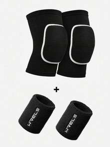 1組兒童防摔護膝與護腕，專業訓練防護裝備，保護騎單車與運動時的膝蓋與手腕，開學首日適用 - 彩色 - 查看 10