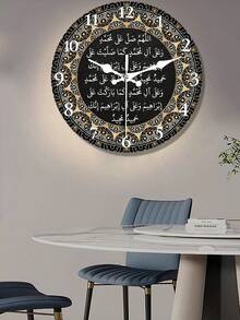 [Home Decor Round Wall Clock]1pc - Available In 10-Inch And 12-Inch Sizes. A Silent Round Wall Clock, Perfect For Decorating Bedrooms, Kitchens, Living Rooms And Other Home Environments, Also An Excellent Gift Choice. - 1PC - 查看 3