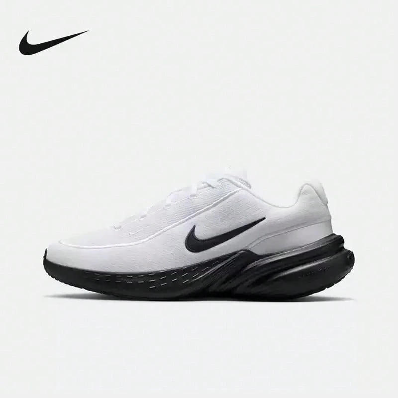 Nike Men's UPLIFT SC Cushioned Running Shoes - Black and White - View 1