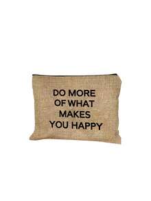 大容量亞麻托特包，飾有「DO MORE OF WHAT MAKES YOU HAPPY」字母圖案，便攜大容量購物袋，亞麻手柄手提包，多功能收納袋，個性化禮品袋，適用於旅行、購物、度假、返校、派對等場合，教師節、生日、返校季、週年紀念、節日禮物、派對活動禮物的最佳伴侶選擇 - 彩色 - 查看 14