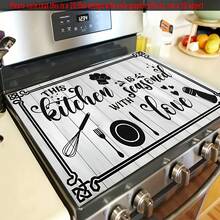 1pc Black Gray Vintage Wood Grain Style Kitchen Theme Tableware Drying Mat, Coffee Bar Mat, Stove Mat, Draining Mat, Coffee Machine Soft Bottom Diatomaceous Earth Drying Mat - Multicolor - View 7