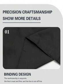 Salon Grade Anti-Static Black Barber Haircut Cape With Neck Duster Brush, Durable Professional Men Barber Salon Accessories - Multicolor - View 6