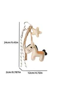 Women's Bag Charm Fashionable Personalized White Star Pony Rope Knot - White - View 6