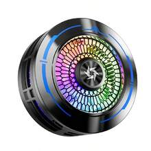 1 buah Kipas Pendingin Ponsel Digital AI Hitam Semikonduktor Pembuat Es Magnetik + Klip Belakang untuk Android, Apple, Tablet, Perangkat Pendingin untuk Gaming, Hiburan, Live Streaming, Efek Cahaya RGB, Teknologi Pendinginan 5V3A - MultiWarna - View 11