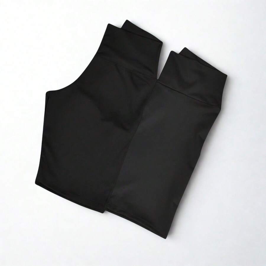 Plus Size Shorts - 2 Black - View 1