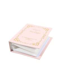 1pc Gold Foil Cover Insertable Photo Album With Inner Pages, Portable Photo Book, Family Memory Photo Storage Collection Album, Home Decor Gift, Birthday Gift, Couple Wedding Anniversary Photo Storage Book - Multicolor - View 12